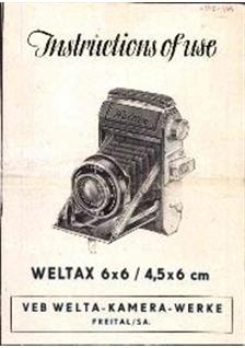 Welta (VEB) Weltax manual. Camera Instructions.